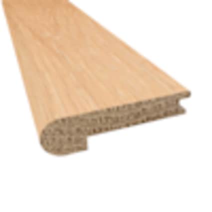 Bellawood Prefinished Pearlescent White Oak Wire Brushed 1/2 in. T x 2.75 in. W x 6.5 ft. L Stair Nose